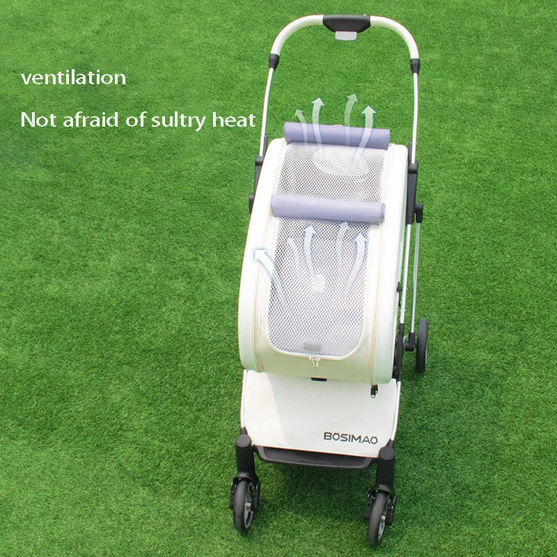 Fashionable Pet Four Wheeled Cart