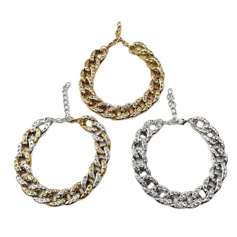New Rhinestone Pet Collar