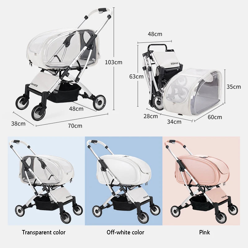 Fashionable Pet Four Wheeled Cart